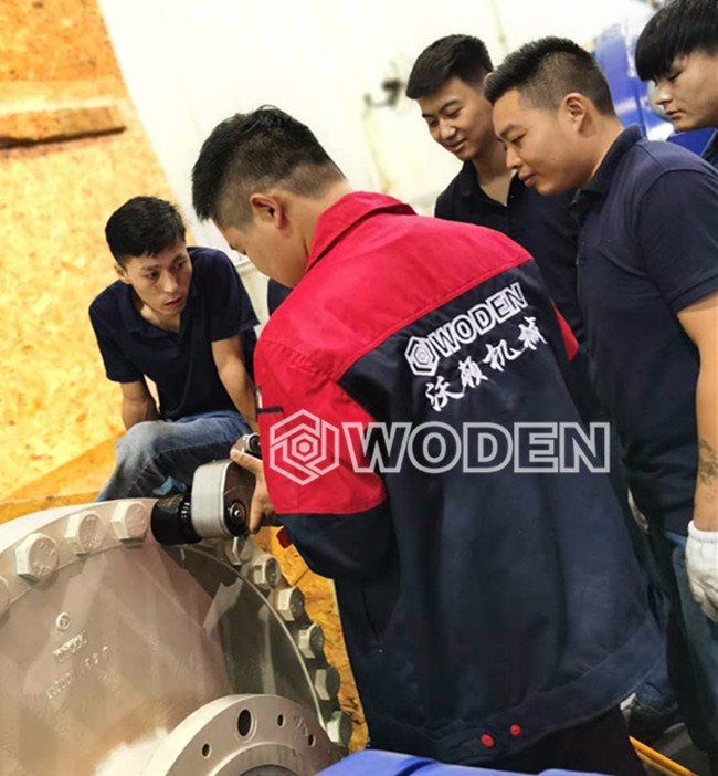 沃頓液壓扳手用戶培訓現場 沃頓液壓扳手用戶培訓現場