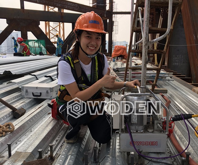 越南用戶(hù)使用沃頓PE703A系列液壓扳手泵情景 越南用戶(hù)使用沃頓PE703A系列液壓扳手泵情景