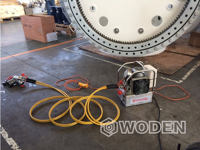 沃頓液壓扳手被用于風機制造設備 沃頓液壓扳手被用于風機制造設備