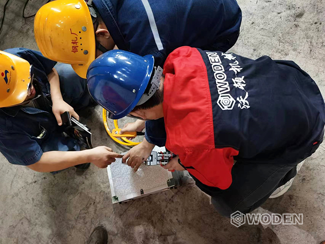 沃頓技術員在東華鋼鐵現場培訓情況 沃頓技術員在東華鋼鐵現場培訓情況